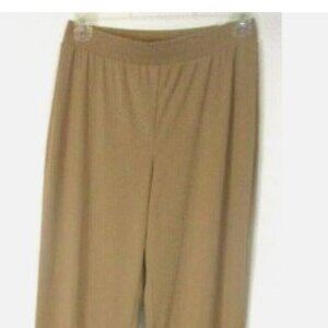 Susan Graver Petite Liquid Knit Split Leg Pantswith Hardware